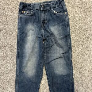 SouthPole Jeans Youth Boys 7‎ Regular Straight Dark Wash Denim